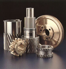 Precision ground spur and helical gears from Insco Corporation.