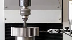 gear inspection closeup at INSCO corporation.